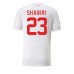 Sveitsi Xherdan Shaqiri #23 Kopio Vieras Pelipaita MM-kisat 2022 Lyhyet Hihat